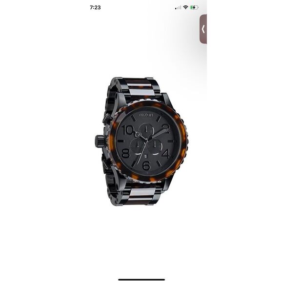 Nixon NIXON watch 51-30 CHRONO A083-1061 TORTOISE A0831061 Needs Battery - Picture 1 of 11